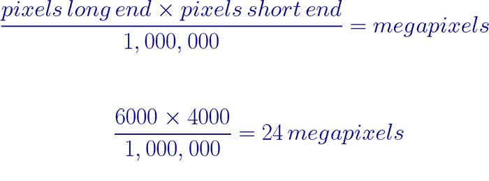 resolution math equation 24 megapixels