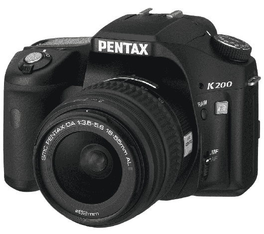 Pentax K200D camera image