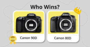 Canon 90D vs 80D comparison
