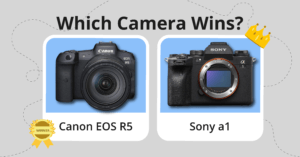 Canon r5 vs Sony a1 comparison image