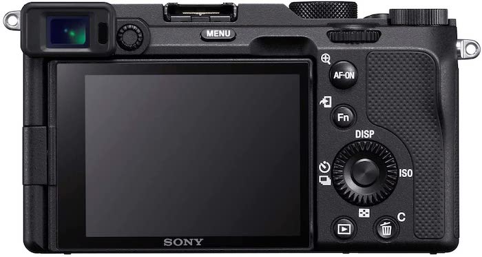 Back view of Sony a7C