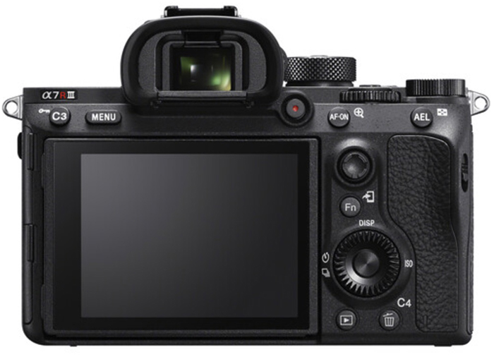 A7RIII body back buttons and LCD screen