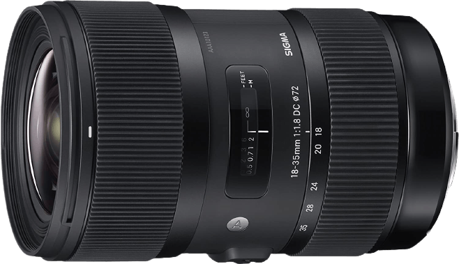 Sigma 18-35mm f/1.8 Art DC HSM Canon EF Lens Image