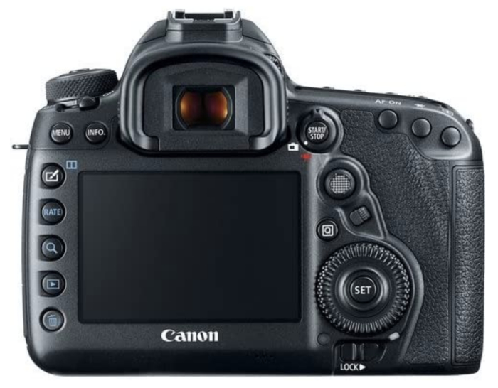 Canon EOS 5D Mark IV rear view