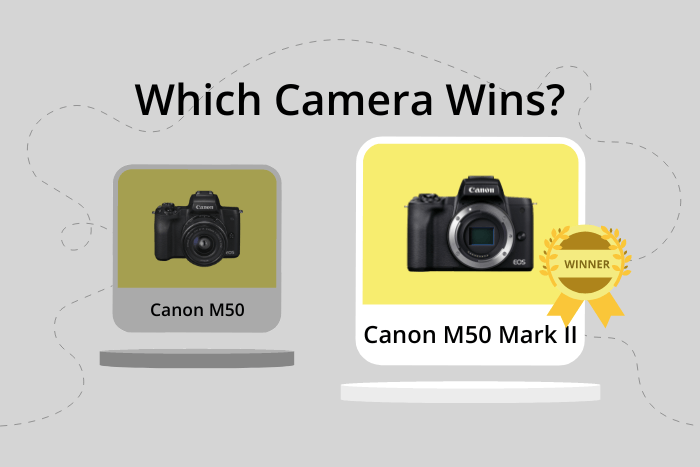 Canon EOS M50 vs M50 II comparison image