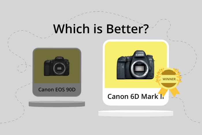 Canon 90D vs 6D Mark II comparison image