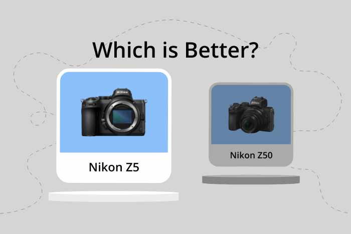 Nikon Z5 vs Nikon Z50 comparison image