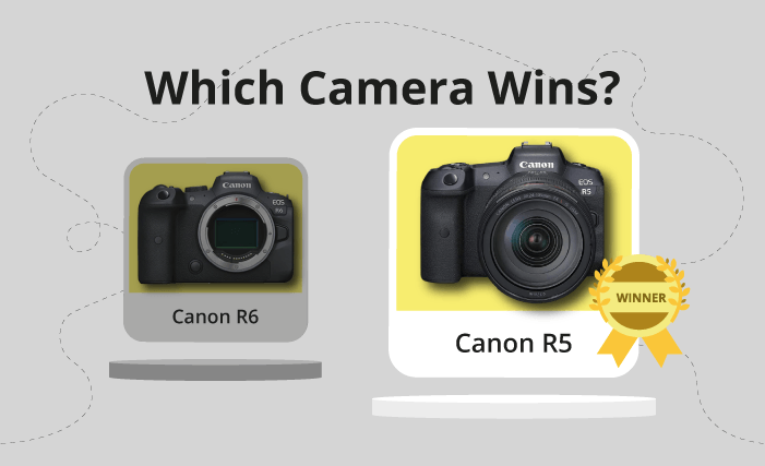 Canon EOS R5 vs Canon EOS R6 Comparison image