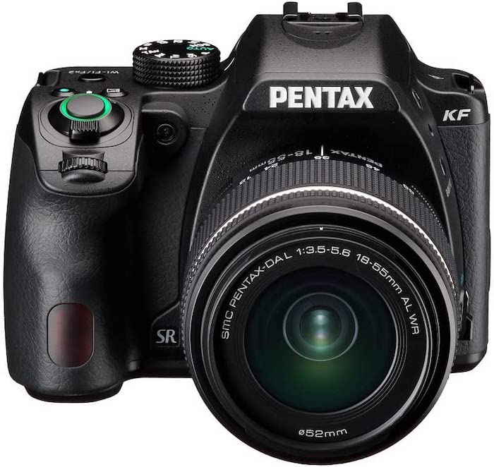 Product image of the Pentax KF DSLR camera body and lens
