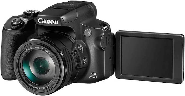 Product shot of a Canon Powershot SX70
