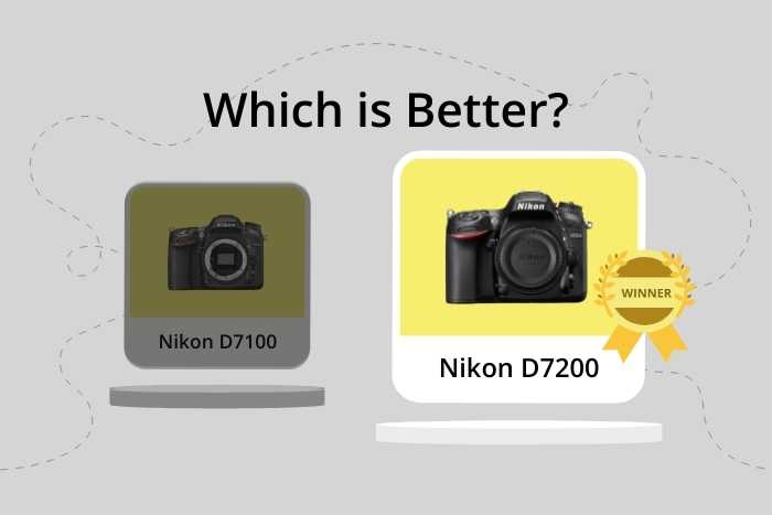 Nikon D7200 vs D7100 comparison image