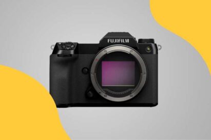 Fujifilm GFX 50S II - our best camera for product photography on coloured background