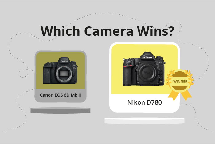 Canon EOS 6D Mark II vs Nikon D780 Comparison image.