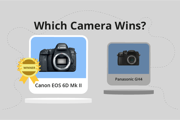 Canon EOS 6D Mark II vs Panasonic Lumix DMC-GH4 Comparison image.