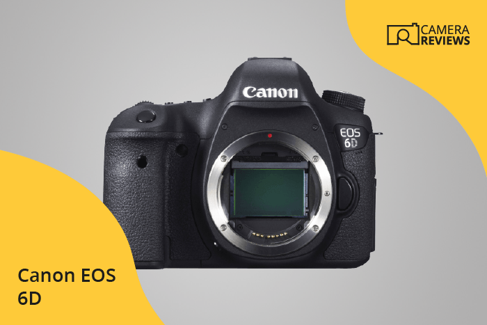 Canon EOS 6D photographed on a colored background