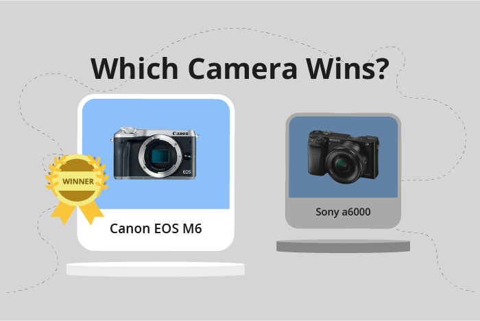 Canon EOS M6 vs Sony a6000 Comparison image.