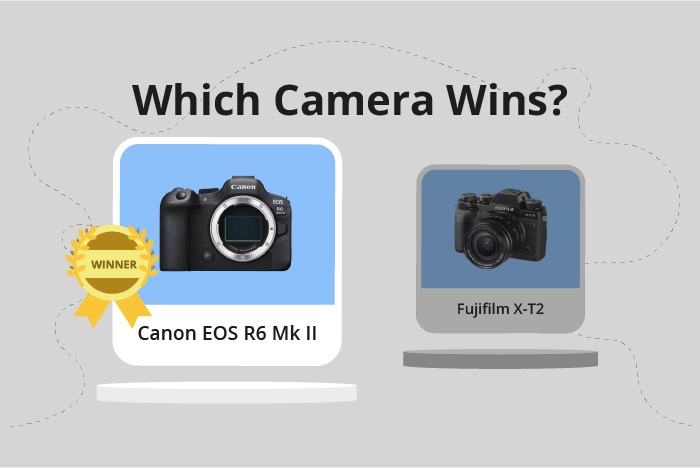 Canon EOS R6 Mark II vs Fujifilm X-T2 Comparison image.