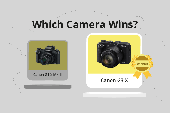 Canon PowerShot G1 X Mark III vs PowerShot G3 X Comparison image.