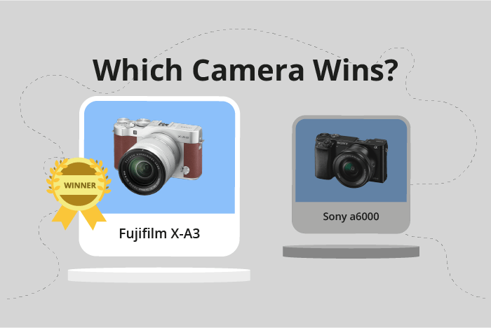 Fujifilm X-A3 vs Sony a6000 Comparison image.