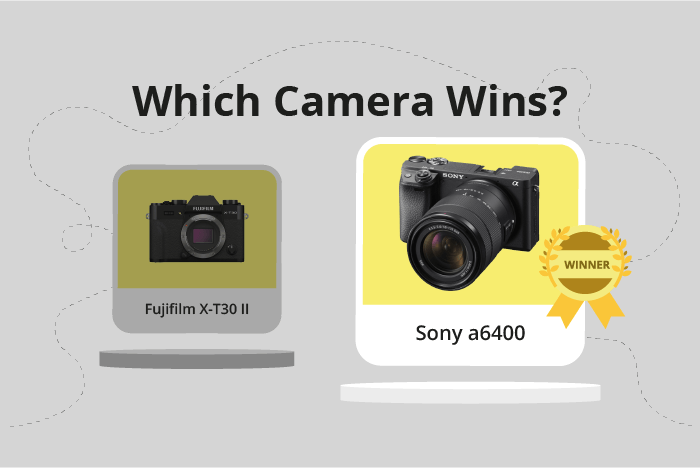 Fujifilm X-T30 II vs Sony a6400 Comparison image.