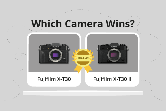 Fujifilm X-T30 vs X-T30 II Comparison image.
