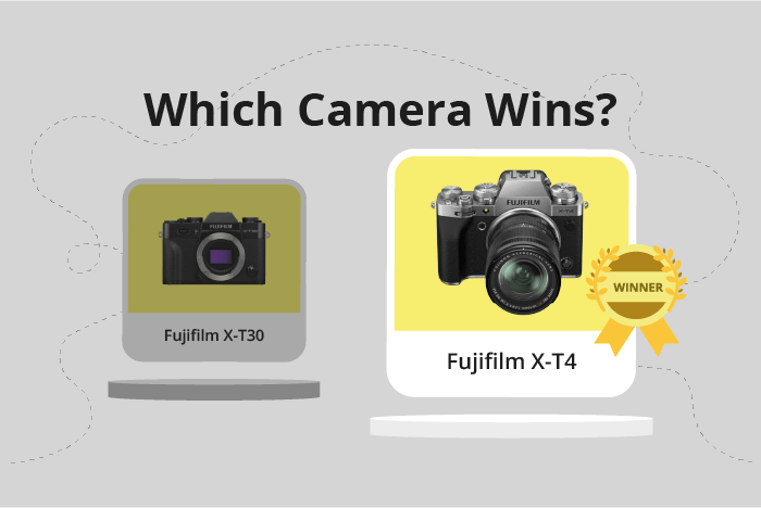 Fujifilm X-T30 vs X-T4 Comparison image.