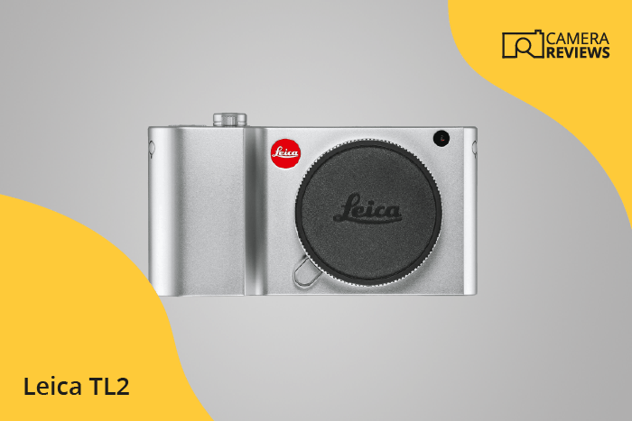 Leica TL2 photographed on a colored background