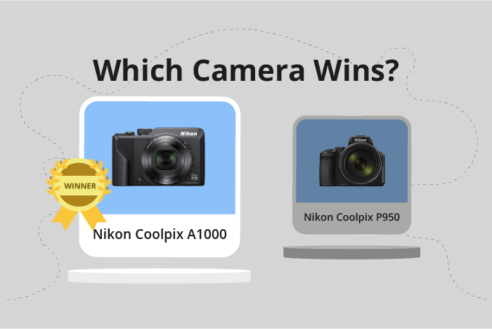 Nikon Coolpix A1000 vs Coolpix P950 Comparison image.