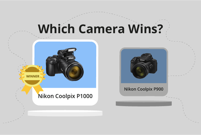 Nikon Coolpix P1000 vs Coolpix P900 Comparison image.
