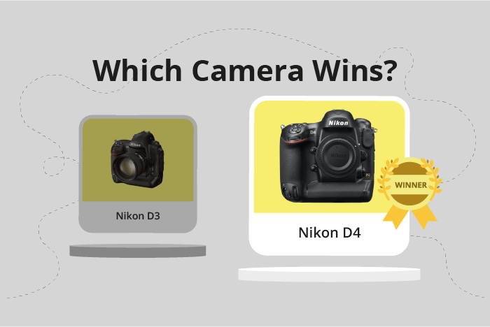 Nikon D3 vs D4 Comparison image.