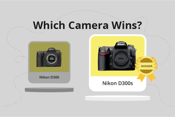 Nikon D300 vs D300s Comparison image.