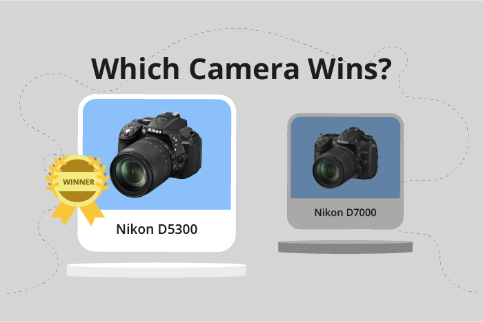 Nikon D5300 vs D7000 Comparison image.