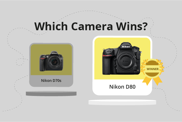 Nikon D70s vs D80 Comparison image.