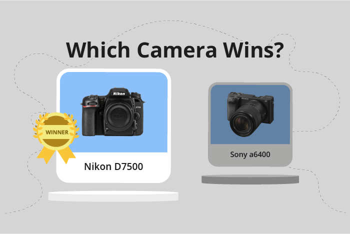 Nikon D7500 vs Sony a6400 Comparison image.