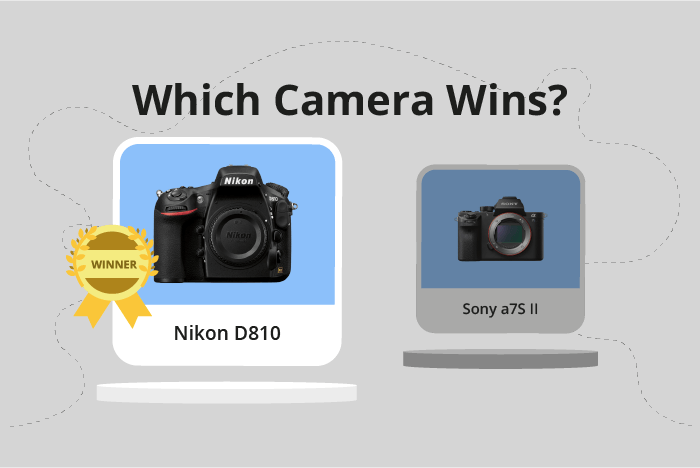 Nikon D810 vs Sony a7S II Comparison image.