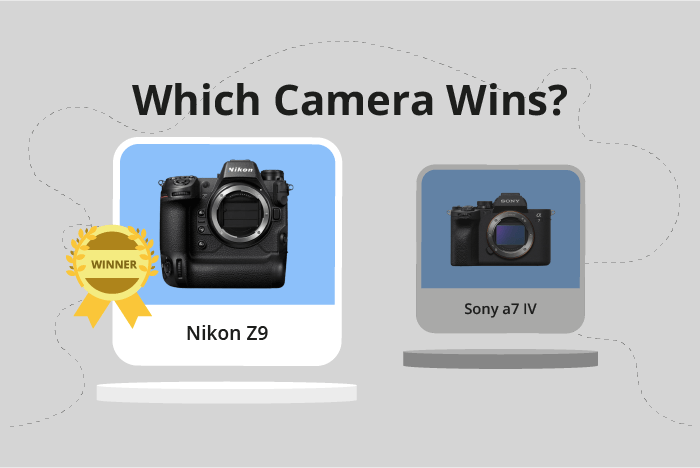 Nikon Z9 vs Sony a7 IV Comparison image.