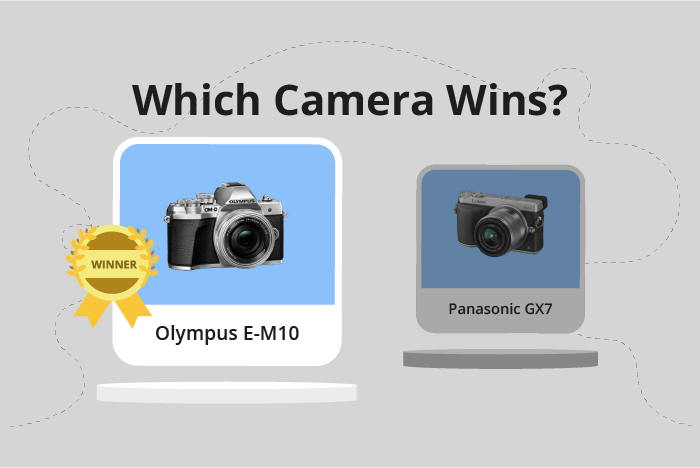 Olympus OM-D E-M10 vs Panasonic Lumix DMC-GX7 Comparison image.