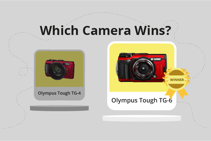 Olympus Tough TG-4 vs Tough TG-6 Comparison image.