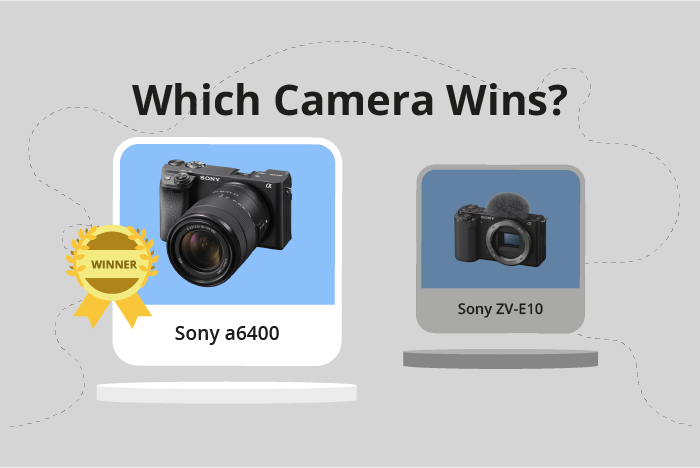 Sony a6400 vs ZV-E10 Comparison image.