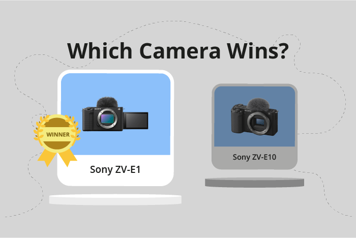 Sony ZV-E1 vs ZV-E10 Comparison image.
