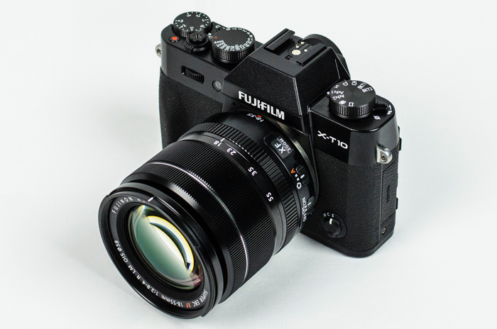  a product photo of a fujifilm dslr camera