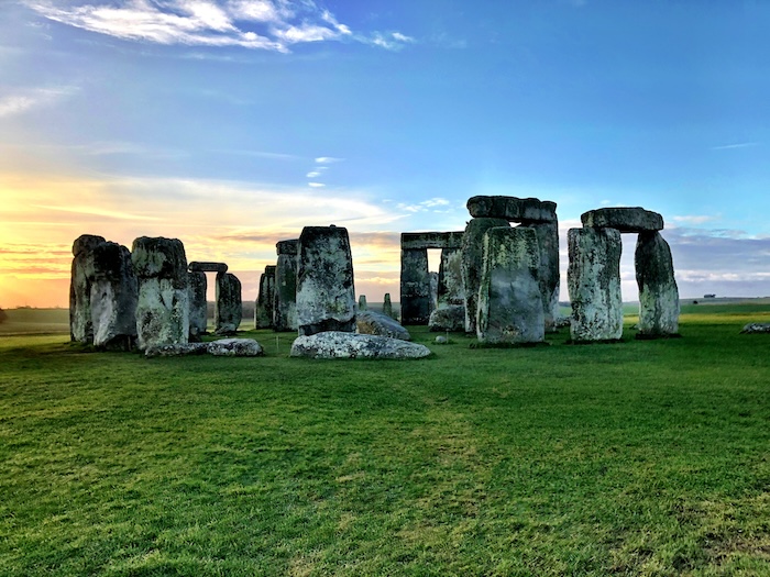 Travel photo of Stonehenge at sunset